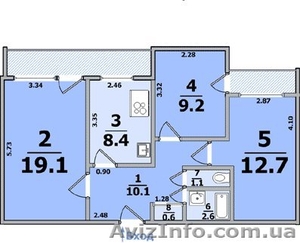 Продам свою 3-к квартиру #773807