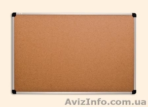 Доска пробковая для объявлений информационные #780223