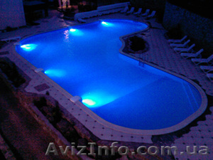 Чарующее светодиодное освещение бассейна #783476