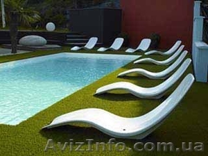 Оформление ландшафта в зоне бассейна #786739