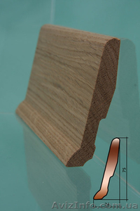     Плинтус из дуба,  дубовый плинтус,  плинтус деревянный. #793259