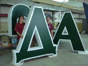 Изготовление объемных символов #800610