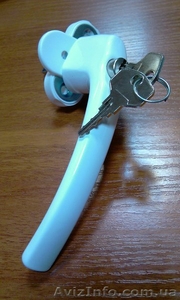 Ручка оконная с замком,  ручка с ключем #783456