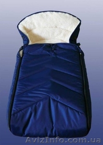 Деколорес спальный мешок-конверт на овчине. ОЧЕНЬ ТЕПЛЫЙ!!! #784832