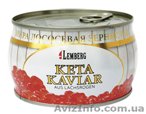 Икра красная лососевая горбуша,  кетовая Lemberg (Лемберг)  #788509