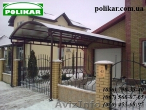 Конструкции из поликарбоната: навесы,  беседки,  козырьки,  теплицы #789231