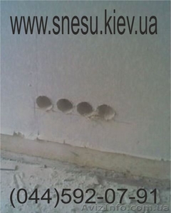 Сверление отверстий для подрозетников  #792323