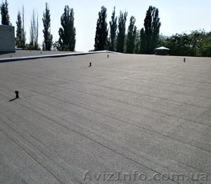 Кровля. Укладка еврорубероида. Бригада кровельщиков по Украине. #795814