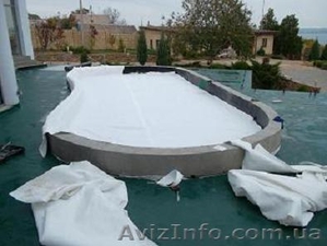 Зеленая крыша,  газон на кровле,  террасные мембраны #789711