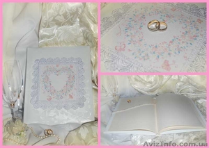 Свадебный альбом ручной работы (вышивка крестом) #789830