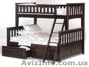 кровать двухъярусная Жасмин + Матрасы #796388