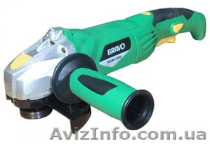 БОЛГАРКА (УГЛОШЛИФОВАЛЬНАЯ МАШИНА) BRAVO ВШМ-1200,  125 ММ,  1200 ВТ #813606