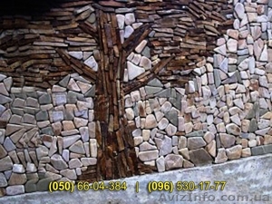 Бутовый камень разных видов для заборов #814111