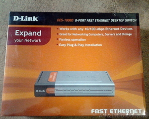 свичь D-Link DES-1008D новый в упаковке  #809636
