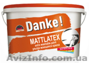 Краска фасадная акриловая Danke Mattlatex (8 5л) #813902
