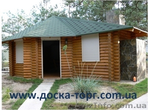 Дома из оцилиндрованного бревна   #801825