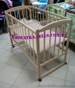 Детские кроватки из дерева,  матрасы,  постельное #814237