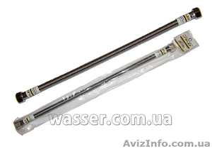 Подводка воды и газа из нержавеющей гофротрубы. #805376