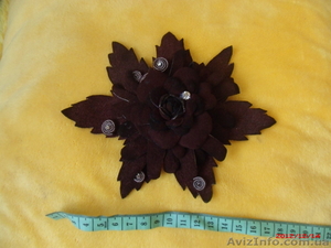 заколка из замша #808767