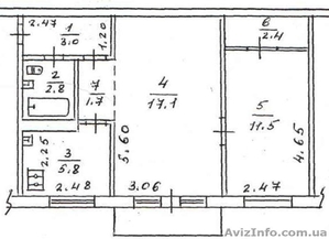 Продам 2 комнатную квартиру в Черкассах за 190тыс ₴.  094-98-45-224;  067-9368595 #805102