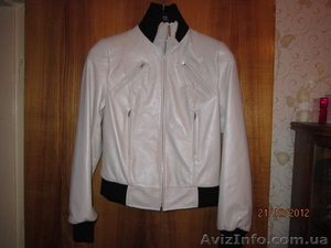 Куртка кожаная., натуральная.Италия #801012