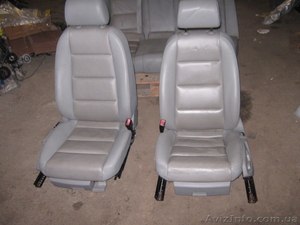 Салон Audi А4 серая кожа #810446