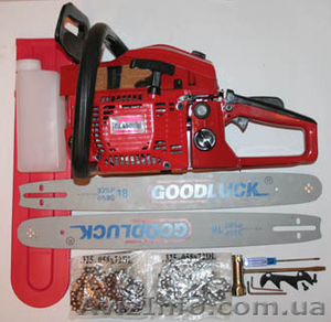 Бензопила цепная GOODLUCK GL 4500 M 2, 7 Л/С (2 ШИНЫ И 2 ЦЕПИ) #813659