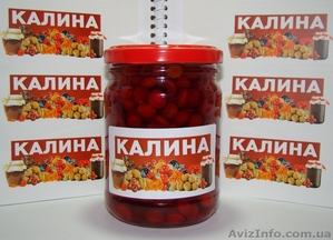 КАЛИНА В СОБСТВЕННОМ СОКУ С САХАРОМ #807360