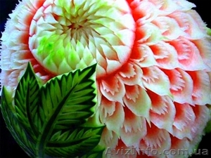 Искусство резьбы на фруктах и овощах. Курсы карвига. Сертификат. #812939