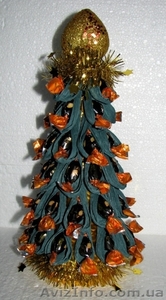 Новогодние елки,  подарки из конфет #811674