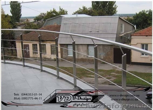 Перила (ограждения) из нержавеющей стали. #801732