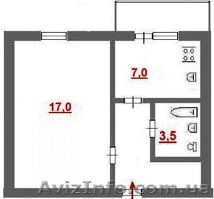 Продам 1 ком. квартиру в Черкассах  094-98-45-224;  067-936-85-95  #805105