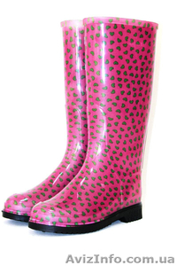 Резиновые женские сапожки #800983