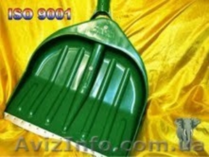 Лопата зелёная WAVE снегоуборочная   #813534