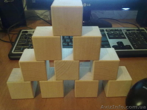 Кубики из дерева “Ваша фантазия” Творите с ребенком! #816362