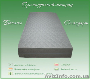 Матраци ортопедичні на пружинному блоці Боннель,  безпружинні ортопедичні матраци #822285