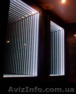 Зеркальная/светодиодная мебель с эффектом 