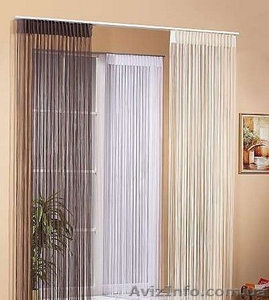 Широкий  ассортимент стильных штор-нитей по приятным ценам. #823456