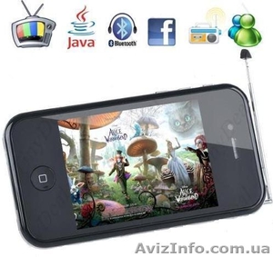 Сенсорный мобильный телефон с TV на 2 сим-карты #829702