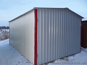 Гараж металлический из алюмоцинка,  по цене гаража из обычного цинка #830216
