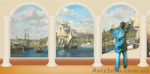 Фрески,  фотообои и модульные панно 