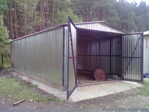 Гаражі металеві розбірні, автонавіси, торгові кіоскі, дачні будинкі. #822846