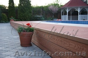 террасная доска для помещения,  улицы,  декинг #824279