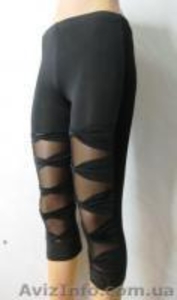 Лосины леггинсы капри оптом производство Китай #822589