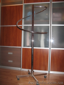 Вешалка-стойка для одежды. Хромированная. #825151