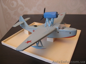 Модель гидросамолета мбр-2,  СССР,  металл. #825137