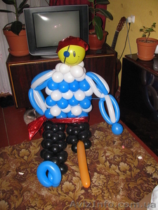 пират из воздушных шаров #828627