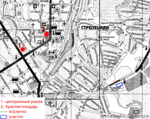Продам земельный участок в центре г.Курска,  пл. 1,  62Га.                 #818152