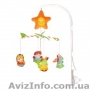 Музыкальный мобиль с игрушками на кроватку #824629