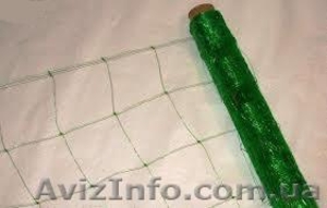Сетка огуречная,  шпалерная 1, 7м*500м оптом в рулонах #822453